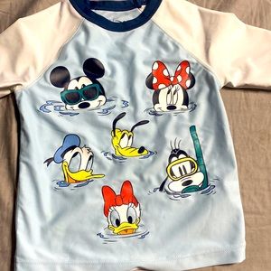 Disney and friends rash guard